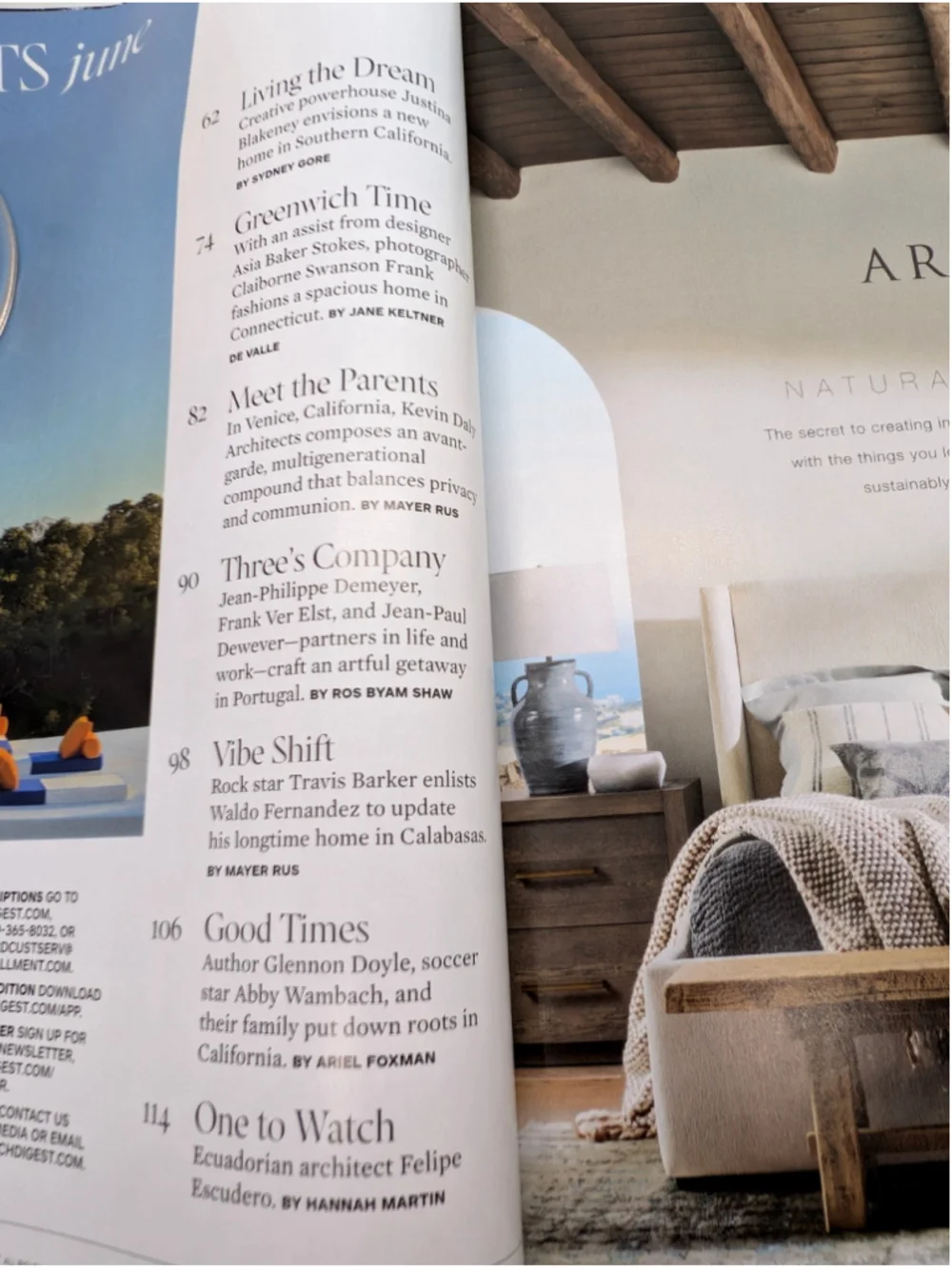 Architectural Digest Magazine June 2022 - Justina Blakeney